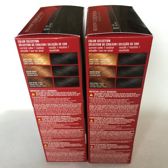 (Lot of 2) Revlon Colorsilk Beautiful Color 3D Color+Shine No Ammonia #10 Black - Picture 4 of 5
